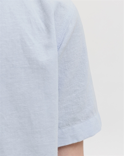 Jack & Jones Junior - JJEBreeze Kortærmet Skjorte - Celestial Blue